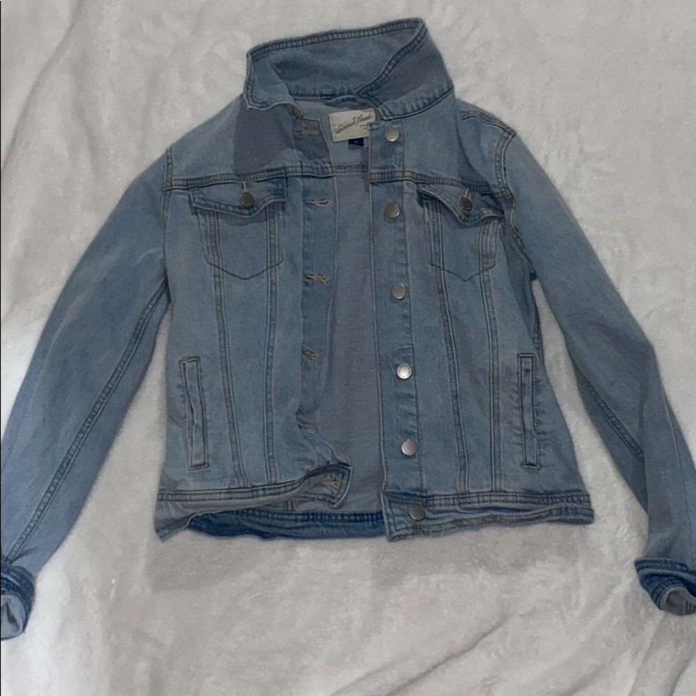 New cropped jean jacket!